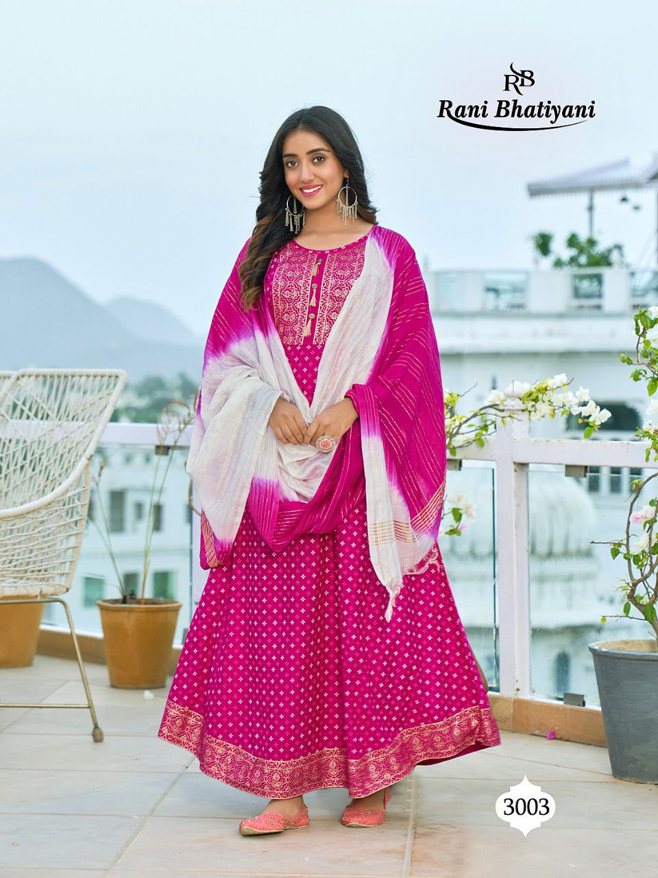 Rani Bhatiyani Ankita 3 New Exclusive Wear Rayon Printed Kurti With Dupatta Collection